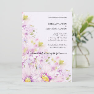 Invitation Printemps été Floral Boho Garden