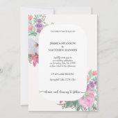 Invitation Printemps été Floral Boho Garden (Devant)