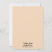 Invitation Printemps Eté Plage Océan Destination Mariage (Dos)