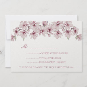 Invitation Printemps Fleur De Cerisier Le Mariage De L'Invita