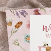 Invitation Printemps Fleur sauvage 4ème anniversaire