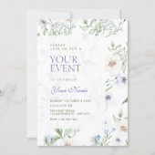 Invitation Printemps floral  (Devant)
