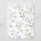 Invitation Printemps floral  (Dos)