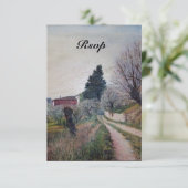 Invitation PRINTEMPS LE PLUS TÔT EN Toscane rsvp (Debout devant)