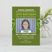 Invitation Prisonnier de guerre Salle d'évasion à thème, fête (Debout devant)