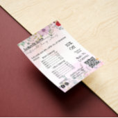 Invitation Prix de la femme de ménage Floral Qr Code