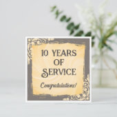 Invitation Prix de reconnaissance de l'anniversaire de l'empl (Debout devant)