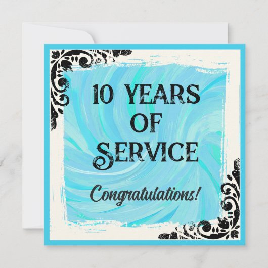 Invitation Prix de reconnaissance de l'anniversaire de l'empl (Devant)