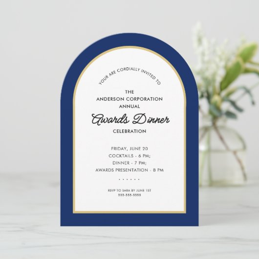 Invitation Prix Diner Célébration Arch (Debout devant)