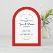 Invitation Prix Diner Célébration Arch (Debout devant)