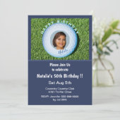 Invitation Pro Golfer Photo Signé Golf Ball 50e anniversaire (Debout devant)