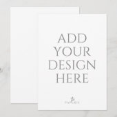 Invitation Procédé d'impression (Devant / Derrière)