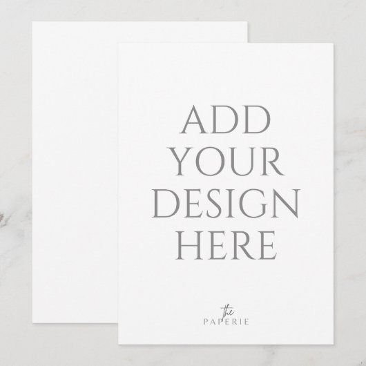 Invitation Procédé d'impression (Devant / Derrière)