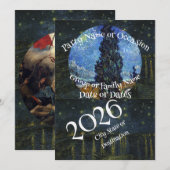 Invitation Produit de fête Possédez votre image personnalisée (Devant / Derrière)