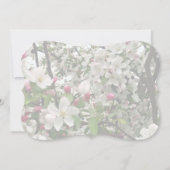 Invitation Produits de mariage Apple Tree In Bloom (Dos)