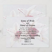 Invitation Produits de mariage Cymbidium Baltic Dew Freckle F (Devant / Derrière)