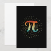 Invitation Prof de maths Mignon Pi (Devant / Derrière)