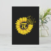 Invitation Prof de maths Pi Nombre Tournesol (Debout devant)