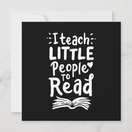 Invitation Professeur Cadeaux | J'Apprends Aux Petits À Lire (Devant)