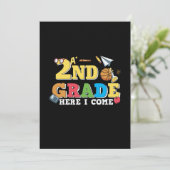 Invitation Professeur de 2e année, j'arrive en 2e année (Debout devant)