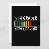 Invitation Professeur de 5e année 5e année en cours de charge (Devant / Derrière)