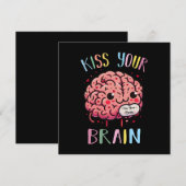 Invitation Professeur Kiss Your Brain (Devant / Derrière)