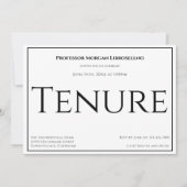 Invitation Professeur White Black (Parti de la titularité aca (Devant)