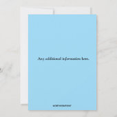 Invitation Profession Médicale modifiable Stethoscope Invitat (Dos)