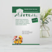 Invitation Professional Home Maintenance Flyer Template (Debout devant)