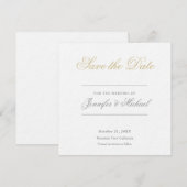 Invitation Professionnel de mariage minimaliste (Devant / Derrière)