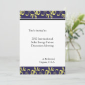 Invitation professionnel, international, réunion d'entreprise (Debout devant)