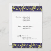 Invitation professionnel, international, réunion d'entreprise (Dos)