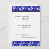 Invitation professionnel, international, réunion d'entreprise (Dos)