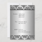 Invitation professionnel, international, réunion d'entreprise (Dos)