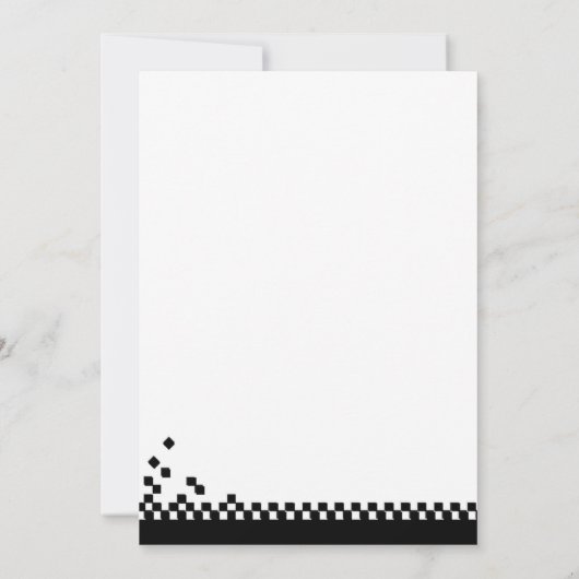 Invitation professionnelle classique (Dos)