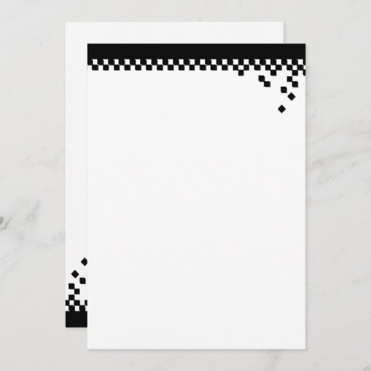 Invitation professionnelle classique (Devant / Derrière)