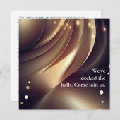 Invitation professionnelle Elegant Corporate Party (Devant / Derrière)