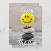 Invitation Profite de la vie ! (Devant / Derrière)