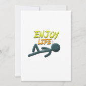 Invitation Profitez de la vie (Devant)