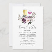 Invitation Profonds mélanges floraux de velours avant les je  (Devant)