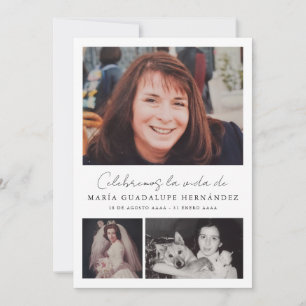 Invitation Programa Funéraire Cristiano en Español Funéraille