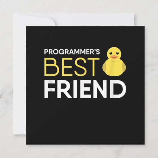 Invitation Programmateurs de débogage de canard en caoutchouc (Devant)