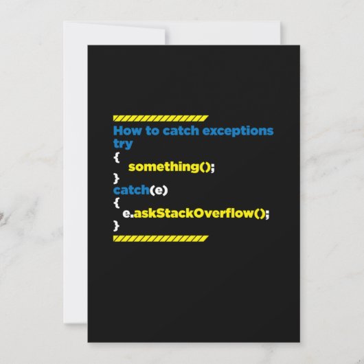 Invitation Programmeur de codage HTML Programmer PC IT Gif (Devant)