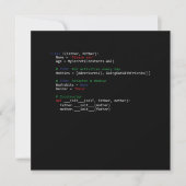 Invitation Programmeur de codage HTML Programmeur Programmati (Devant)