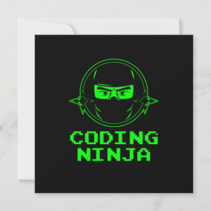 Invitation Programmeur programmeur Ninja Coder Programmeur Pr