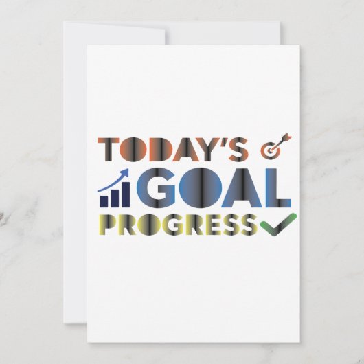 Invitation Progrès de l'objectif du jour (Devant)