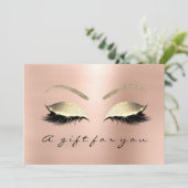 Invitation Prolongation des cils professionnels pour artistes (Debout devant)