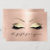 Invitation Prolongation des cils professionnels pour artistes (Devant / Derrière)