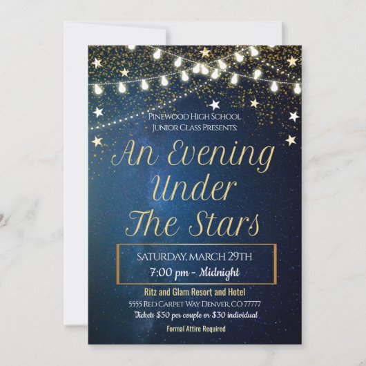  Invitation Prom Dance (Devant)