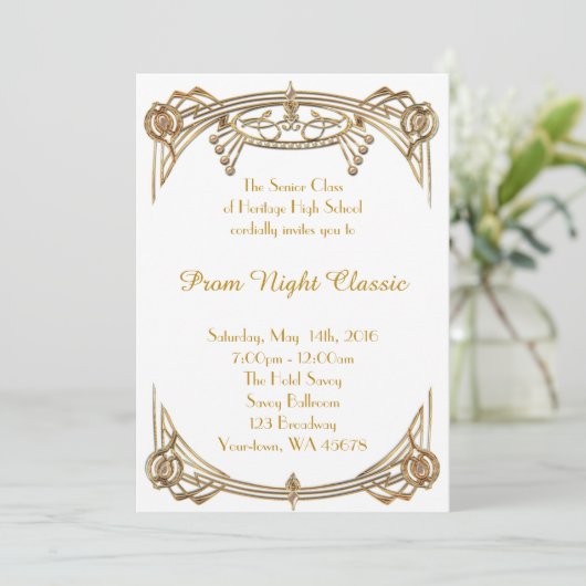 Invitation Prom Night Classic (Debout devant)